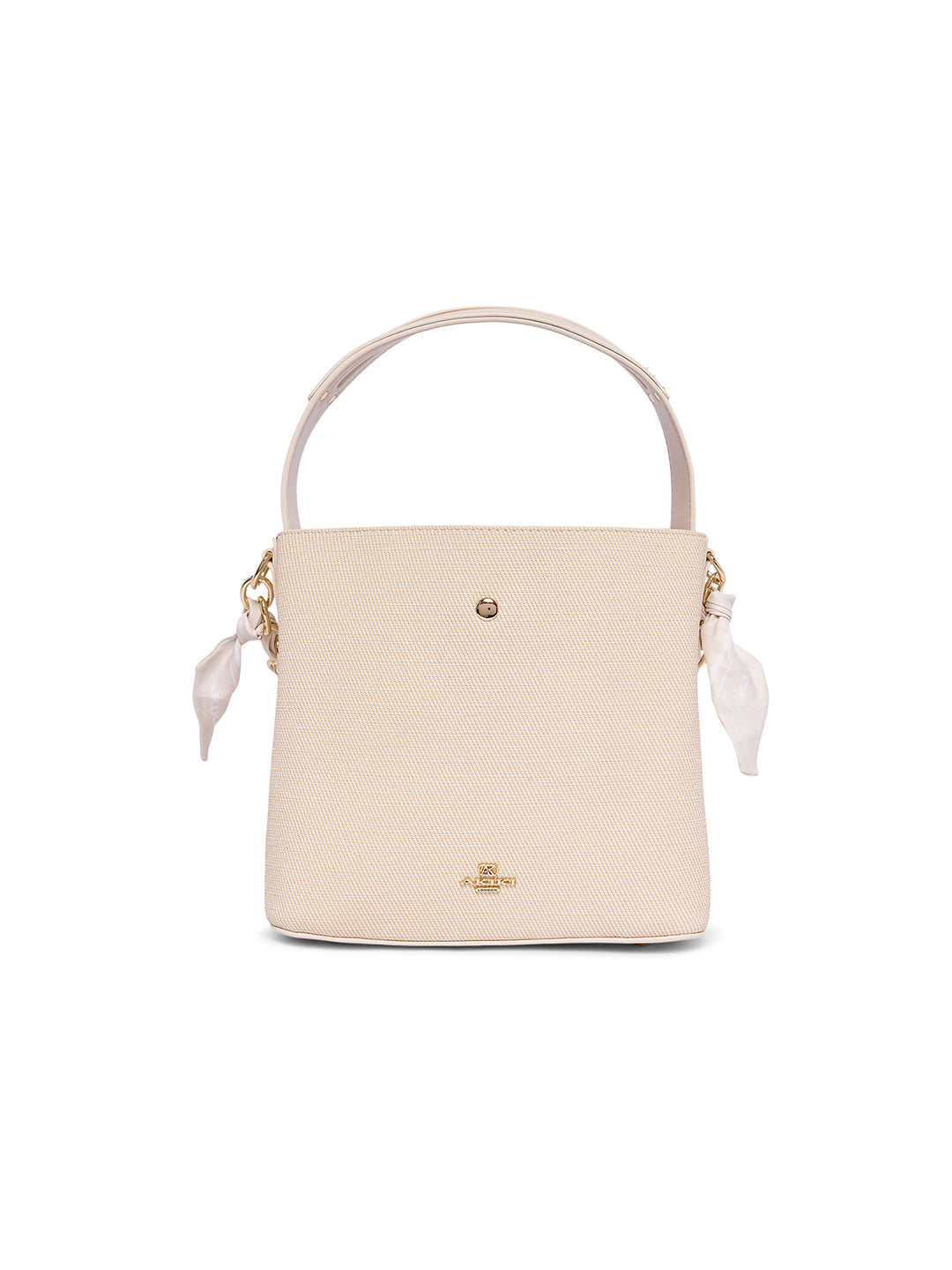Sudbury 23 Medium Bucket Bag Off White