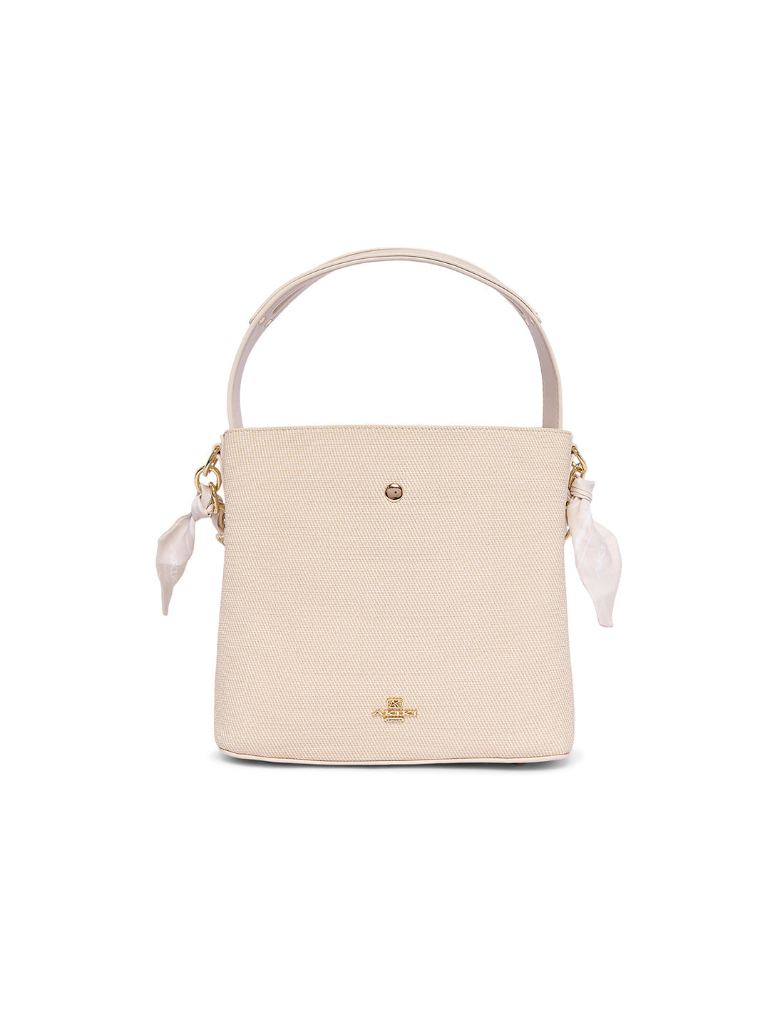 Sudbury 23 Medium Bucket Bag Off White