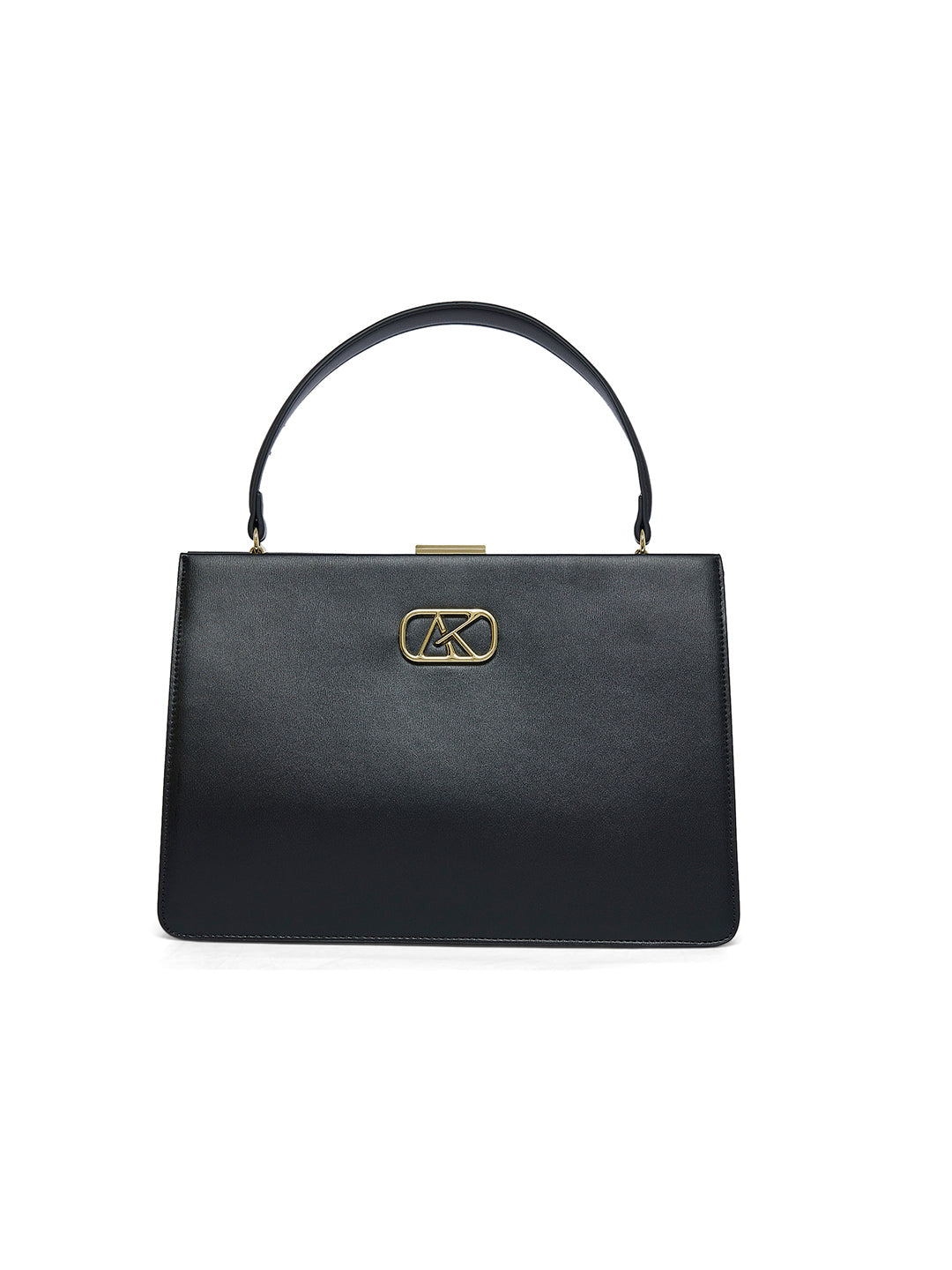 Hackney 30 Frame Medium Handbag Black