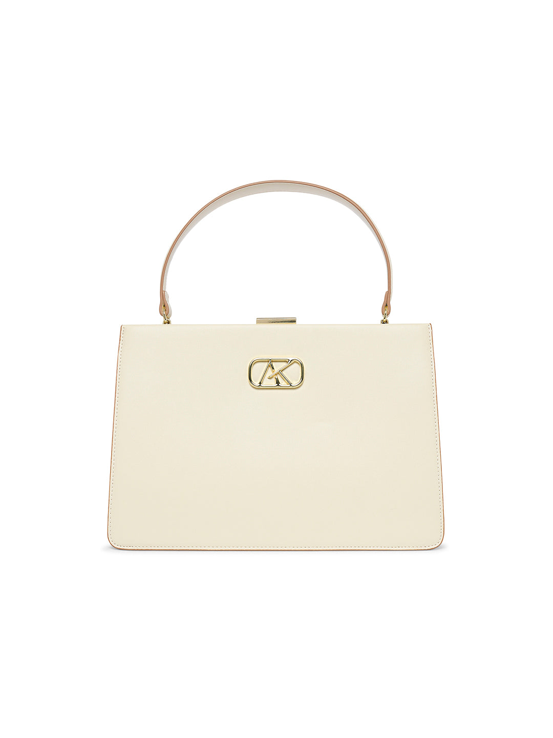 Hackney 30 Frame Medium Handbag Off White
