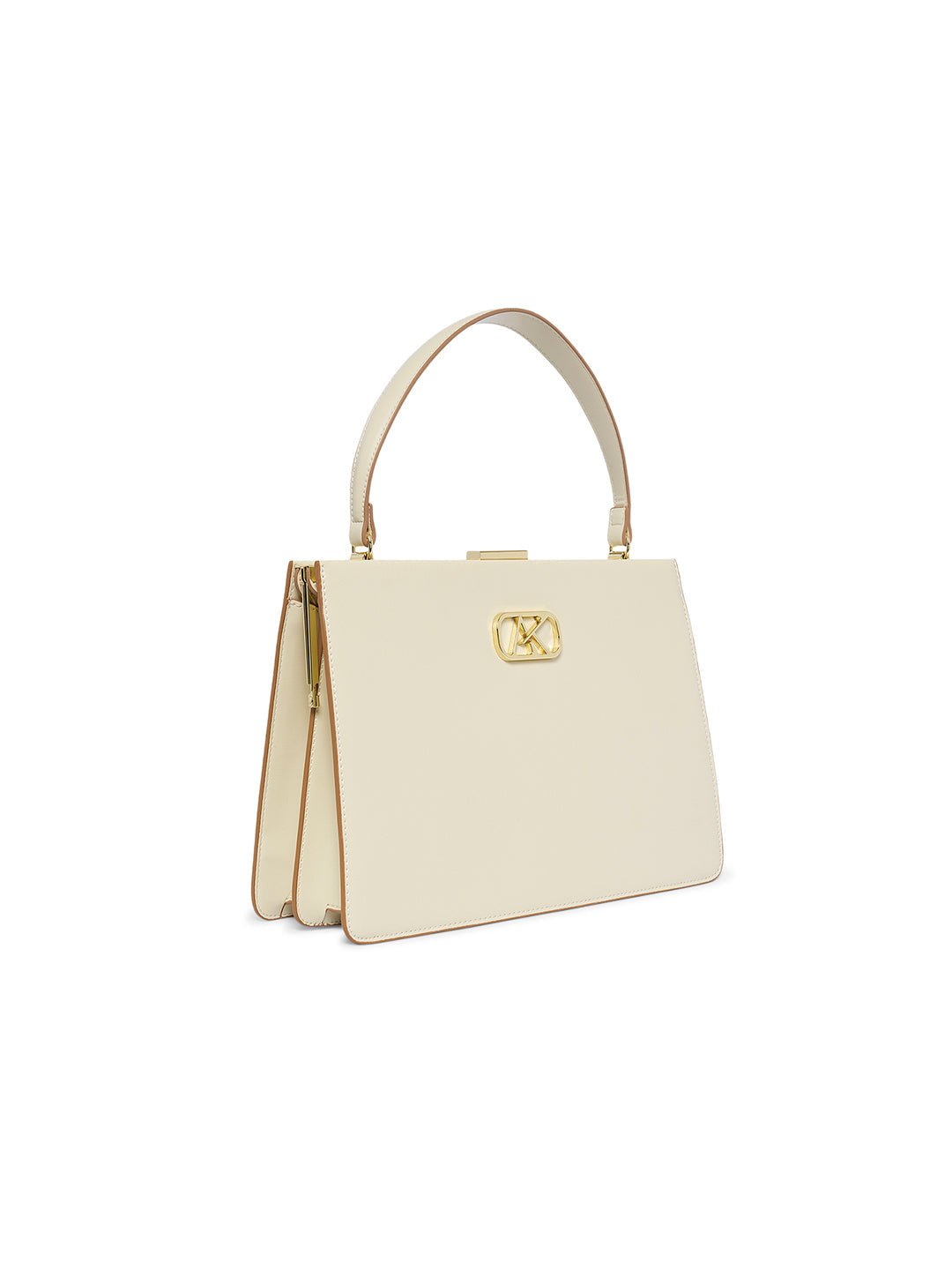 Hackney 30 Frame Medium Handbag Off White