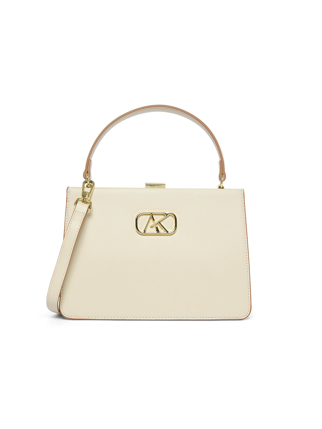 Hackney 23 Frame Small Handbag Off White