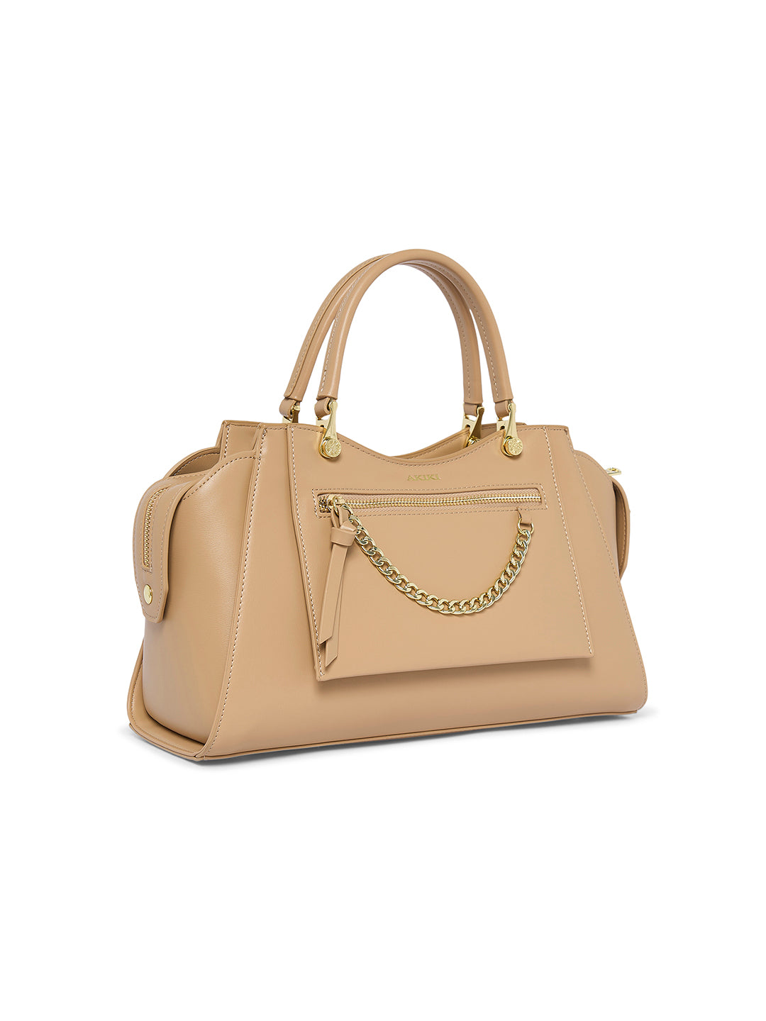 Islington 33 Small Satchel Bag Beige