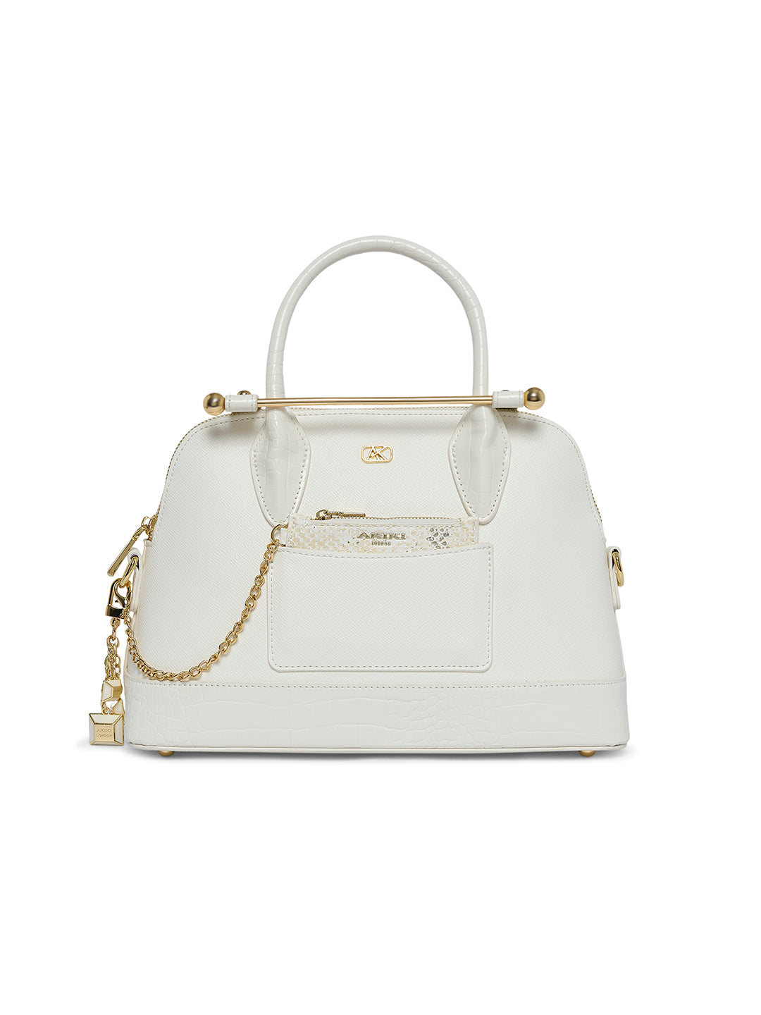 Salisbury 30 Small Handbag White