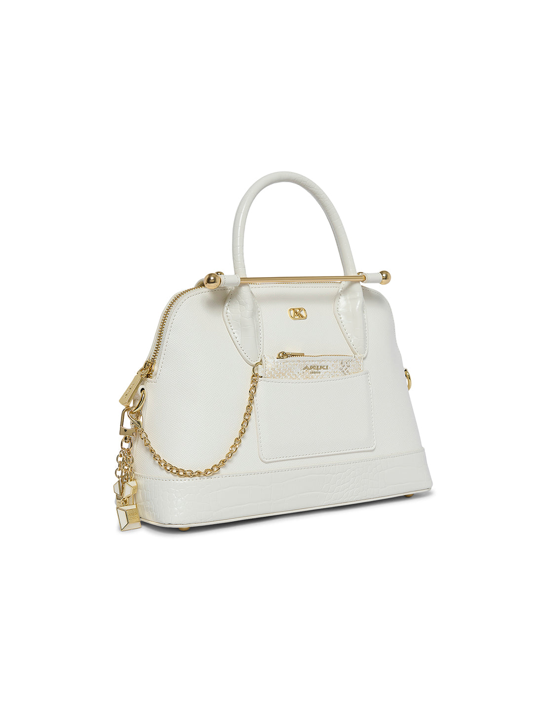Salisbury 30 Small Handbag White