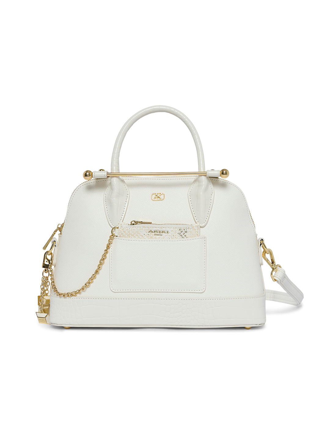 Salisbury 30 Small Handbag White