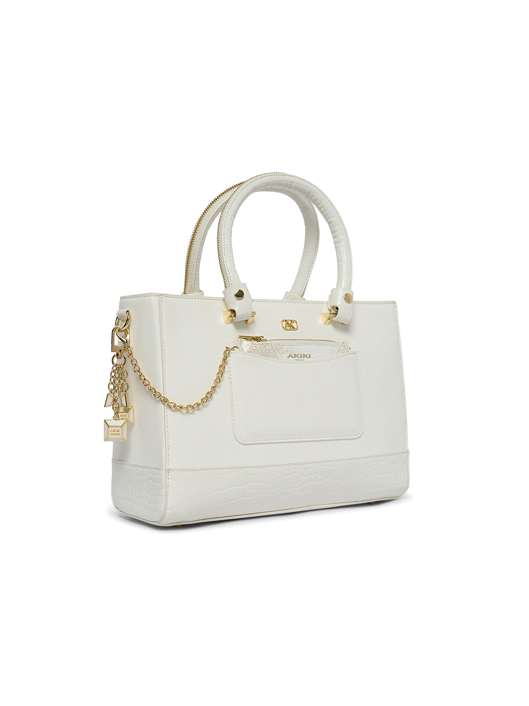 Norwich 30 Small Handbag White