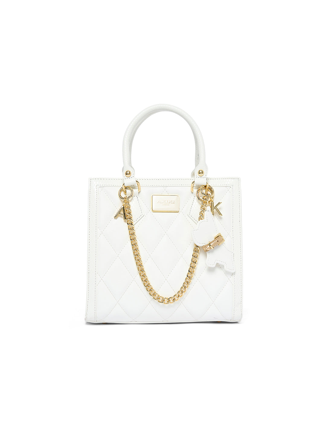 Swinden 25 Box Small Handbag White