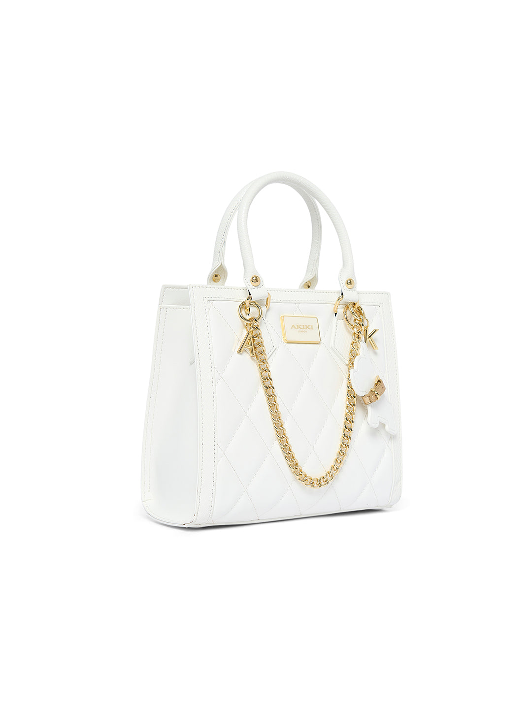Swinden 25 Box Small Handbag White