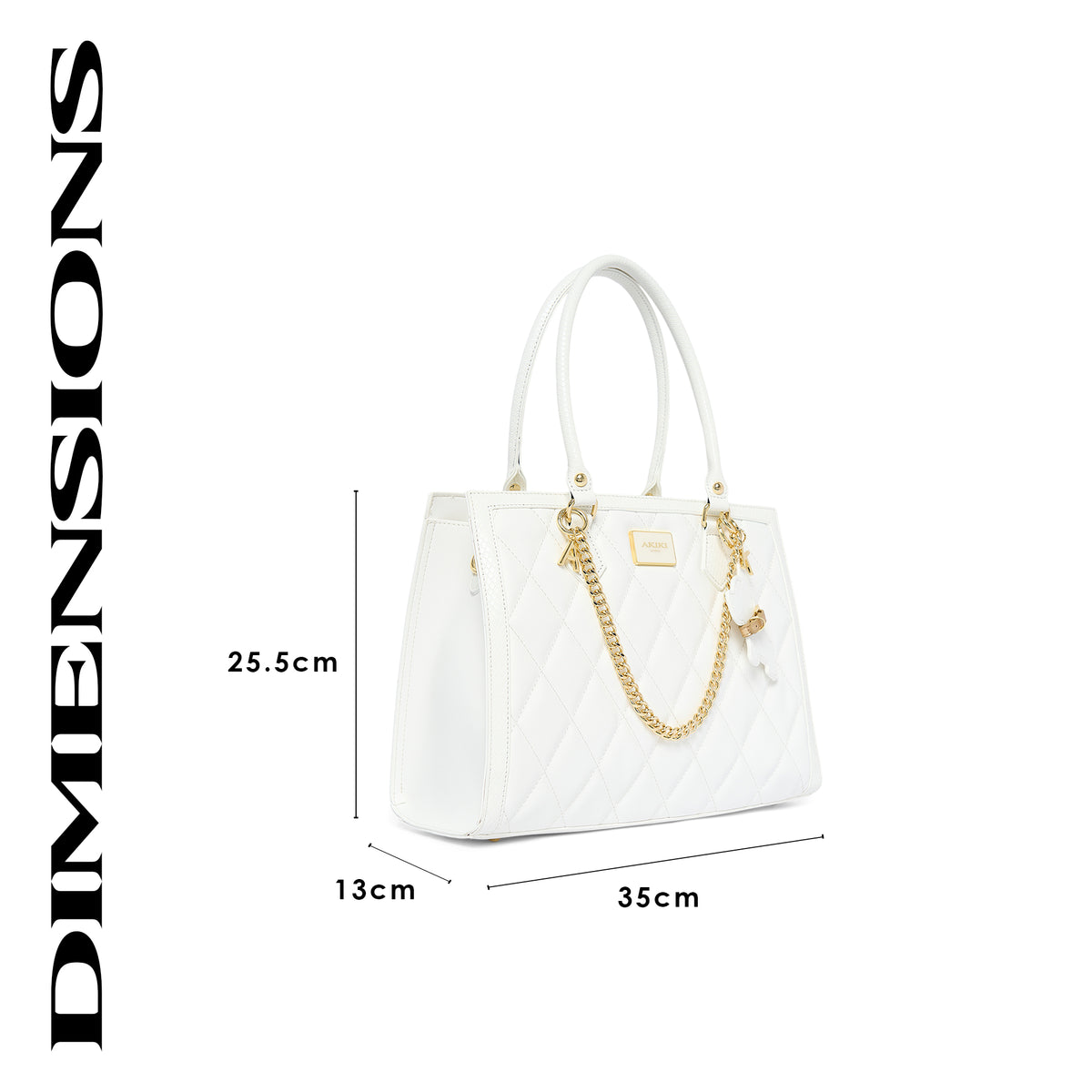 Swinden 35 Box Large Handbag White