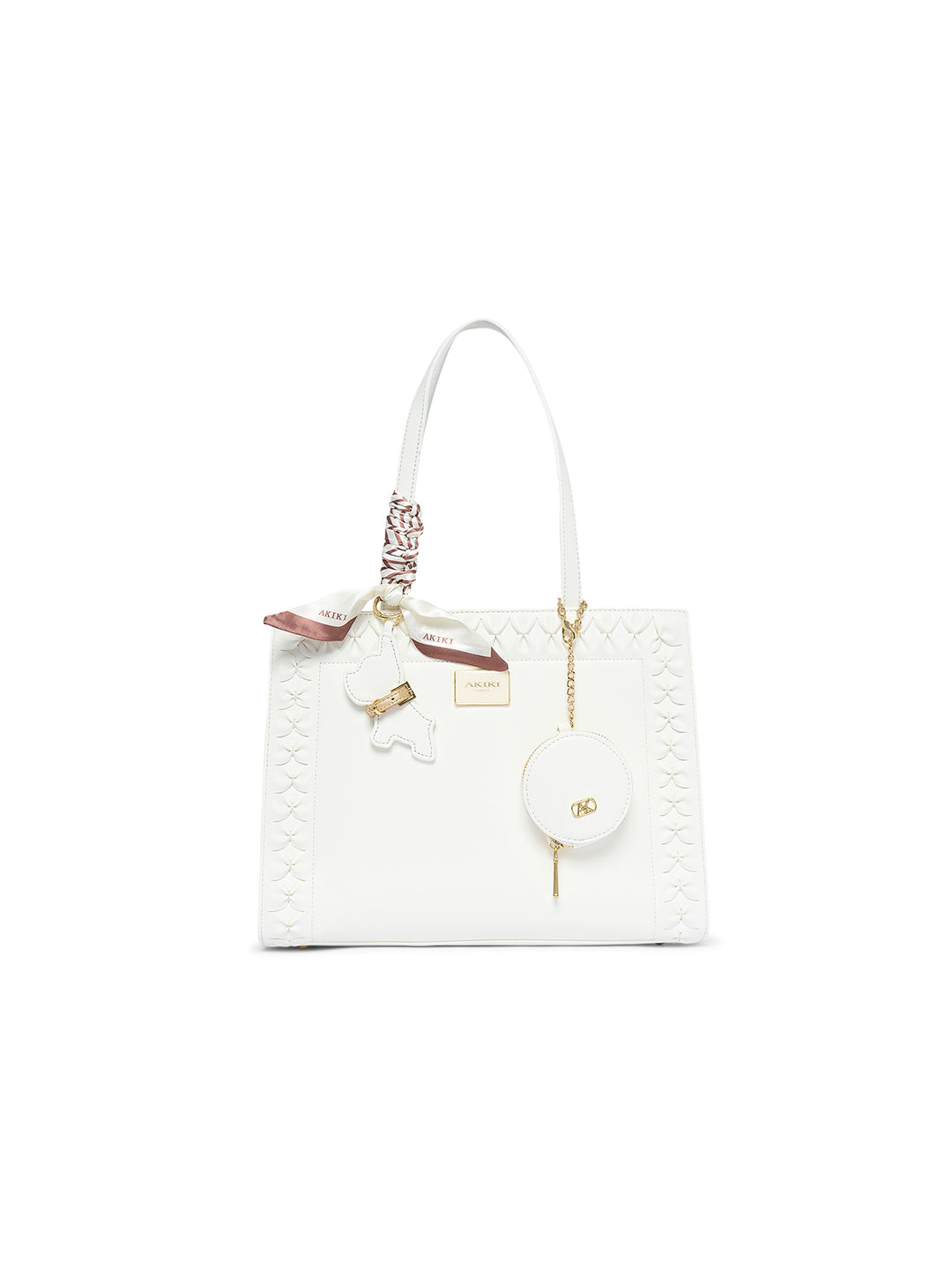 Brackley 35 Box Small Handbag White