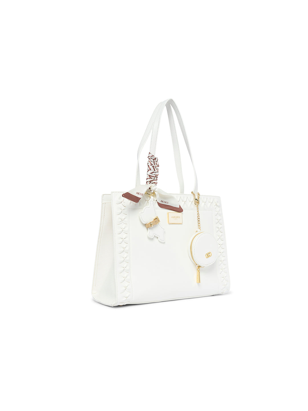 Brackley 35 Box Small Handbag White