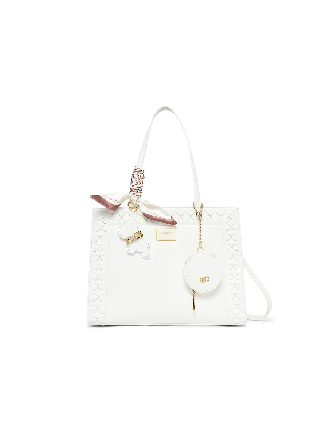 Brackley 35 Box Small Handbag White