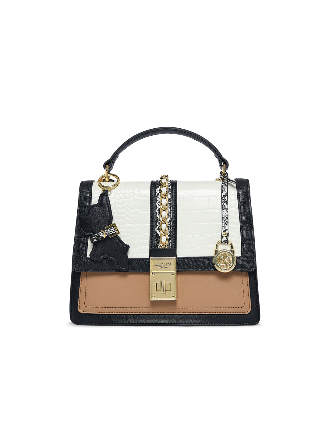 Ledbury 25 Flap Small Handbag Black