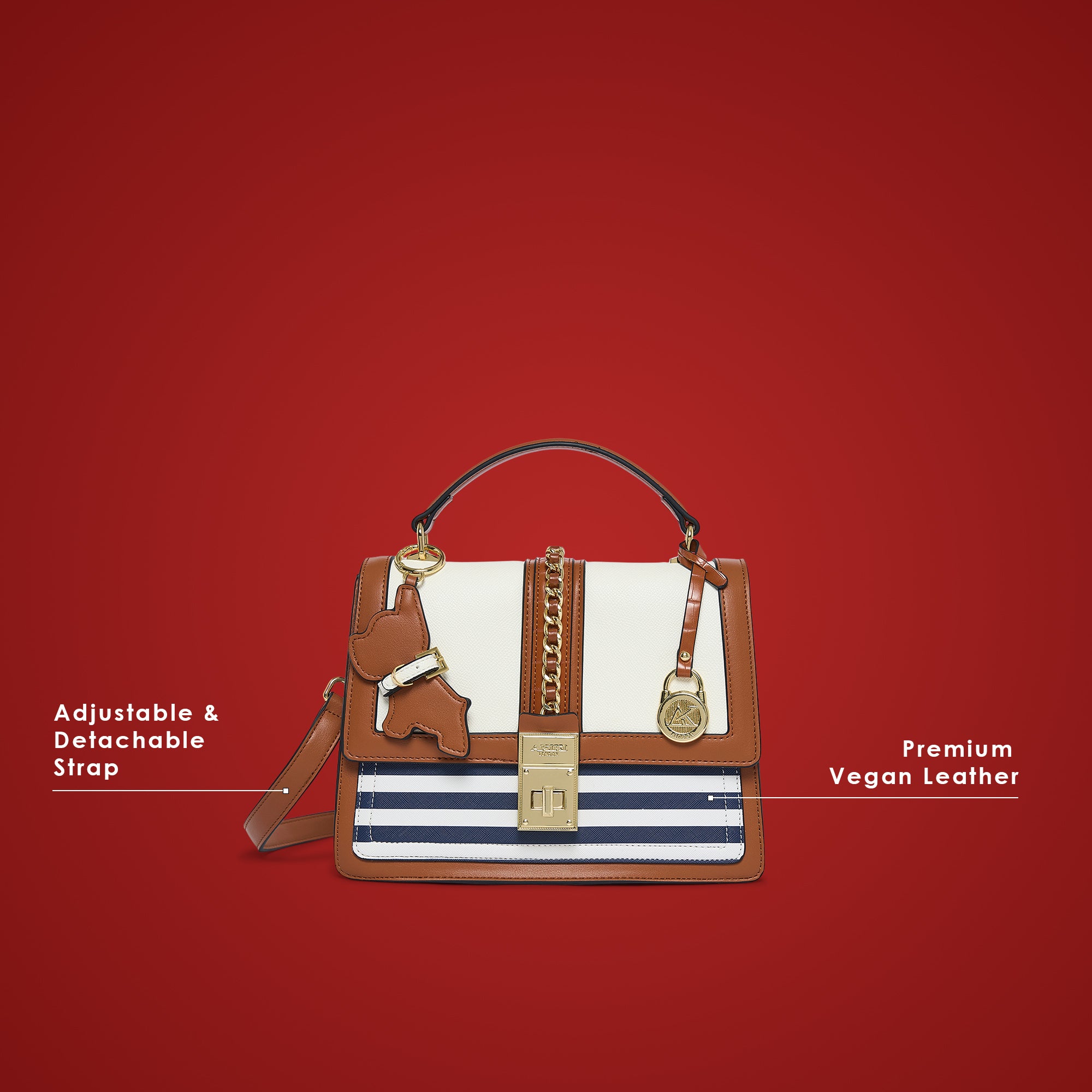 Ledbury 25 Flap Small Handbag Nautical