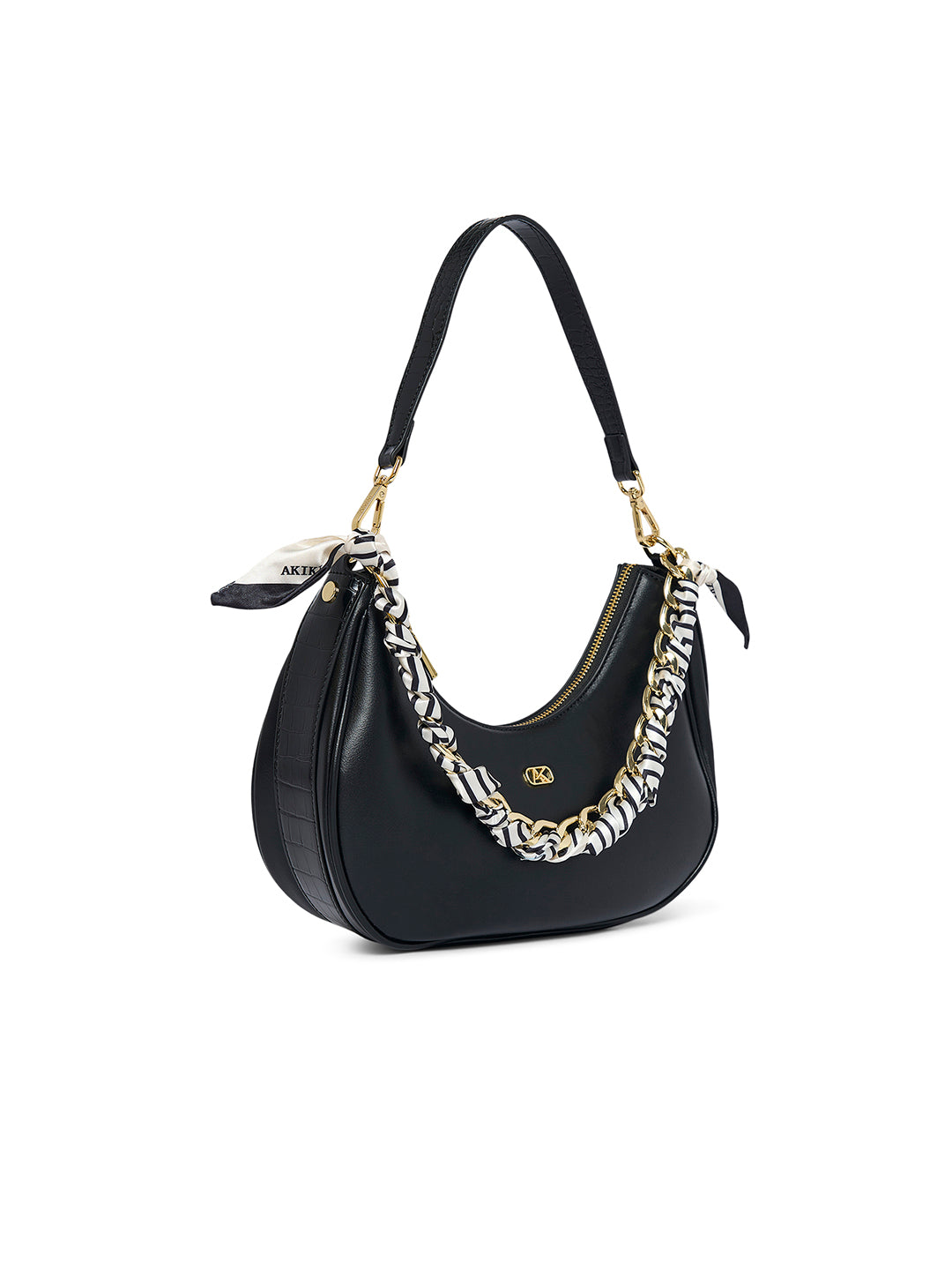 Worcester 30 Hobo Small Handbag Black