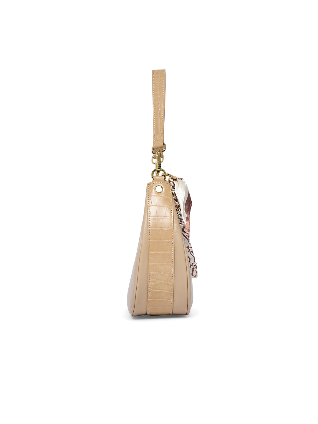 Worcester 30 Hobo Small Handbag Beige