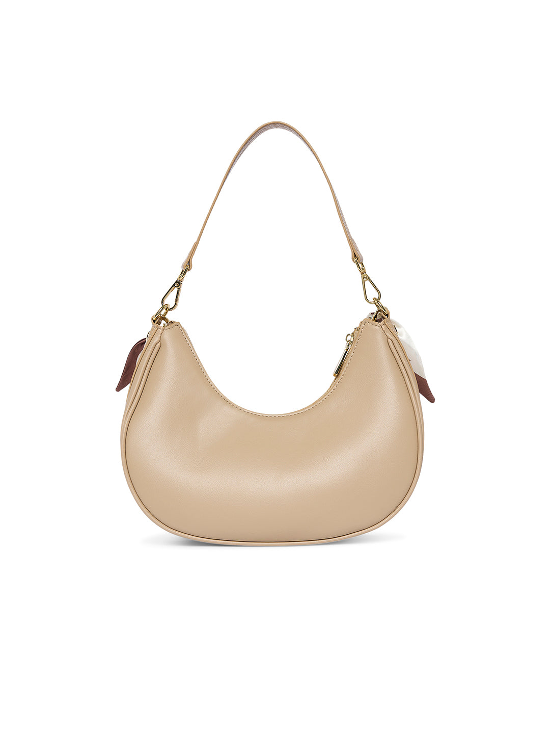Worcester 30 Hobo Small Handbag Beige