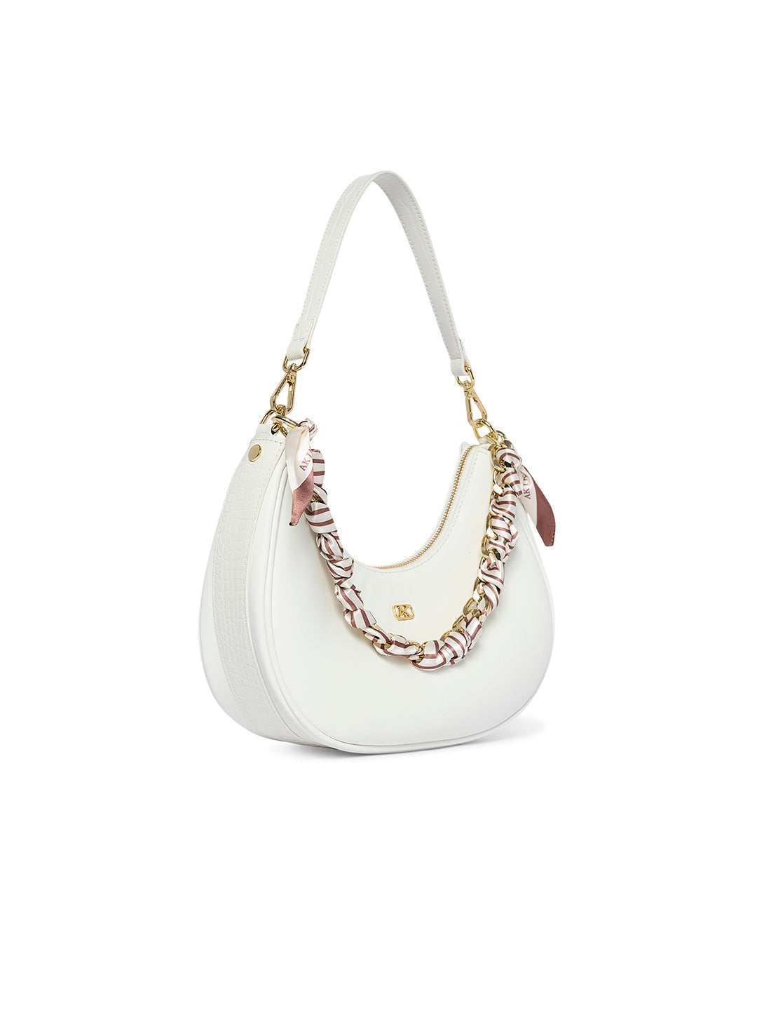 Worcester 30 Hobo Small Handbag White