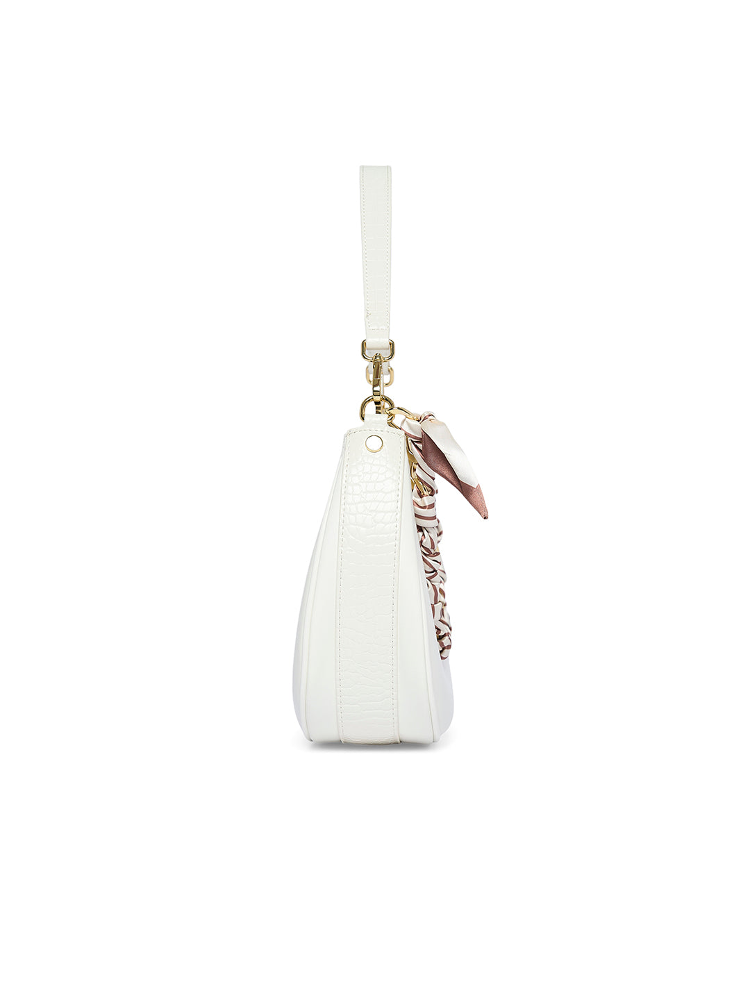 Worcester 30 Hobo Small Handbag White