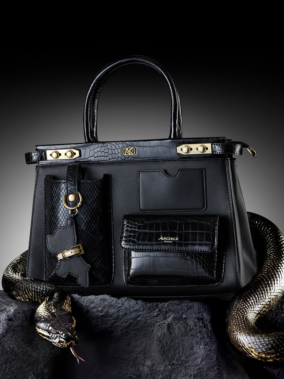 Southall 33 Large Handbag Black