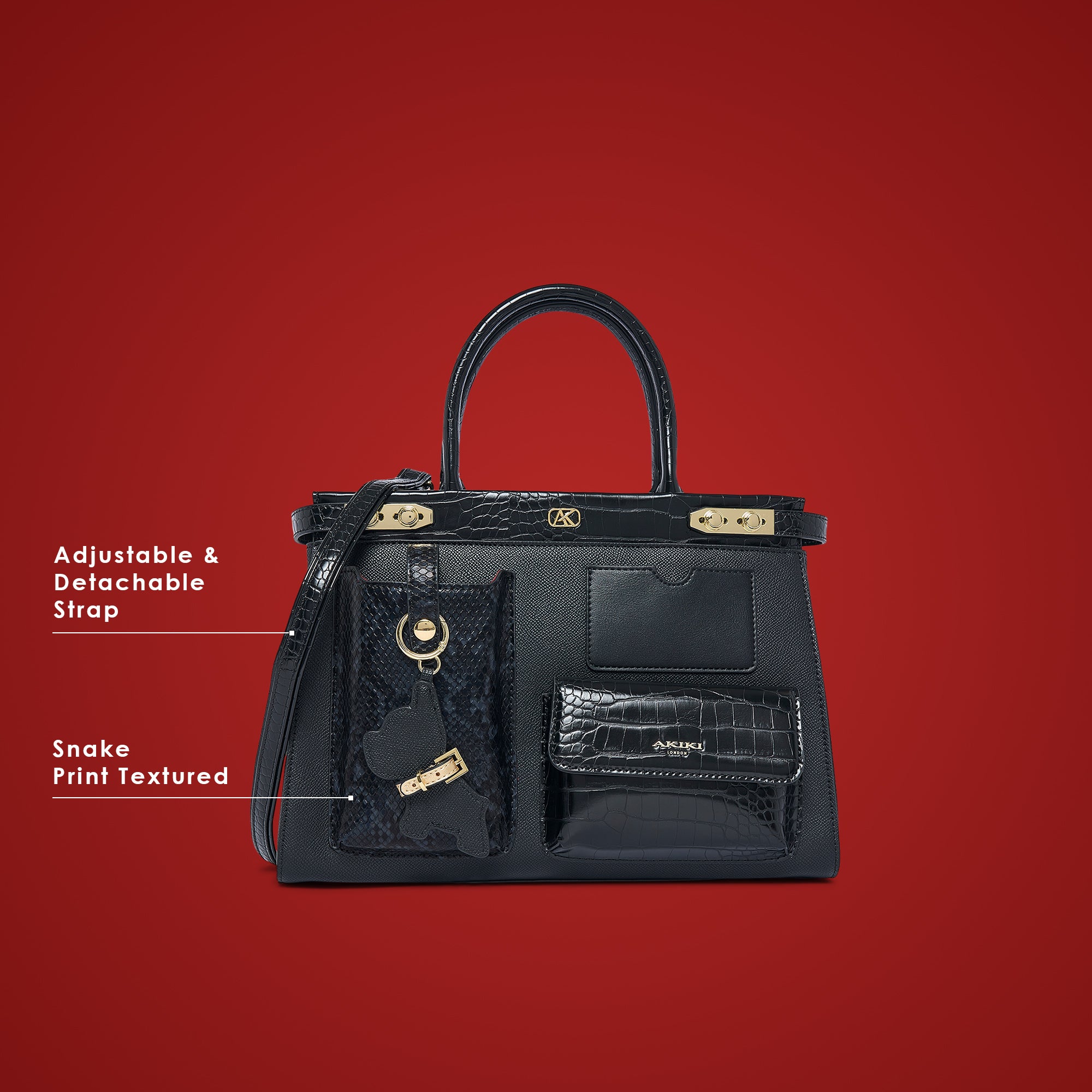 Southall 33 Large Handbag Black