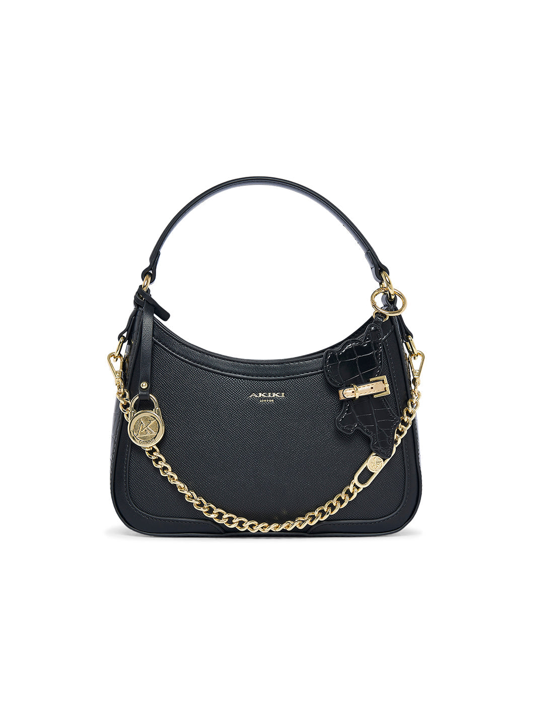 Brixton 25 Hobo Small Handbag Black Black