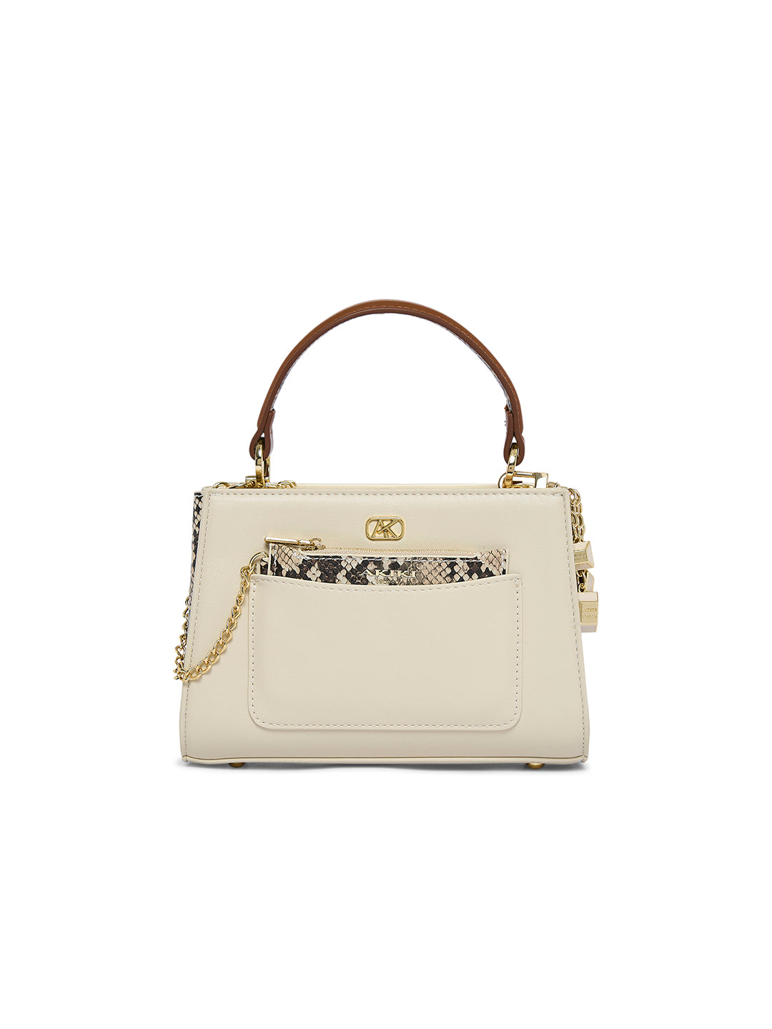 Croydon 3 Compartments 20 Small Handbag Beige