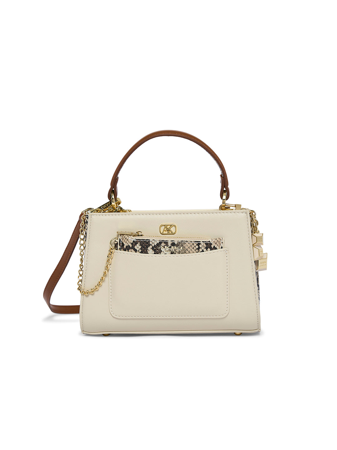 Croydon 3 Compartments 20 Small Handbag Beige