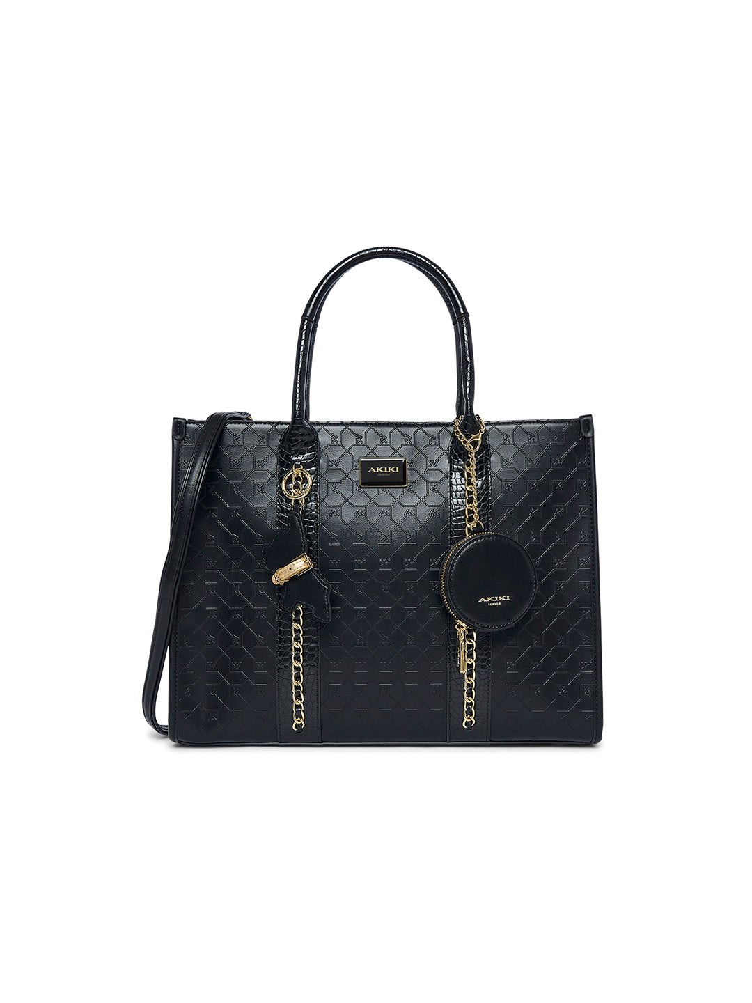 Hounslow 39 Box Large Handbag Black