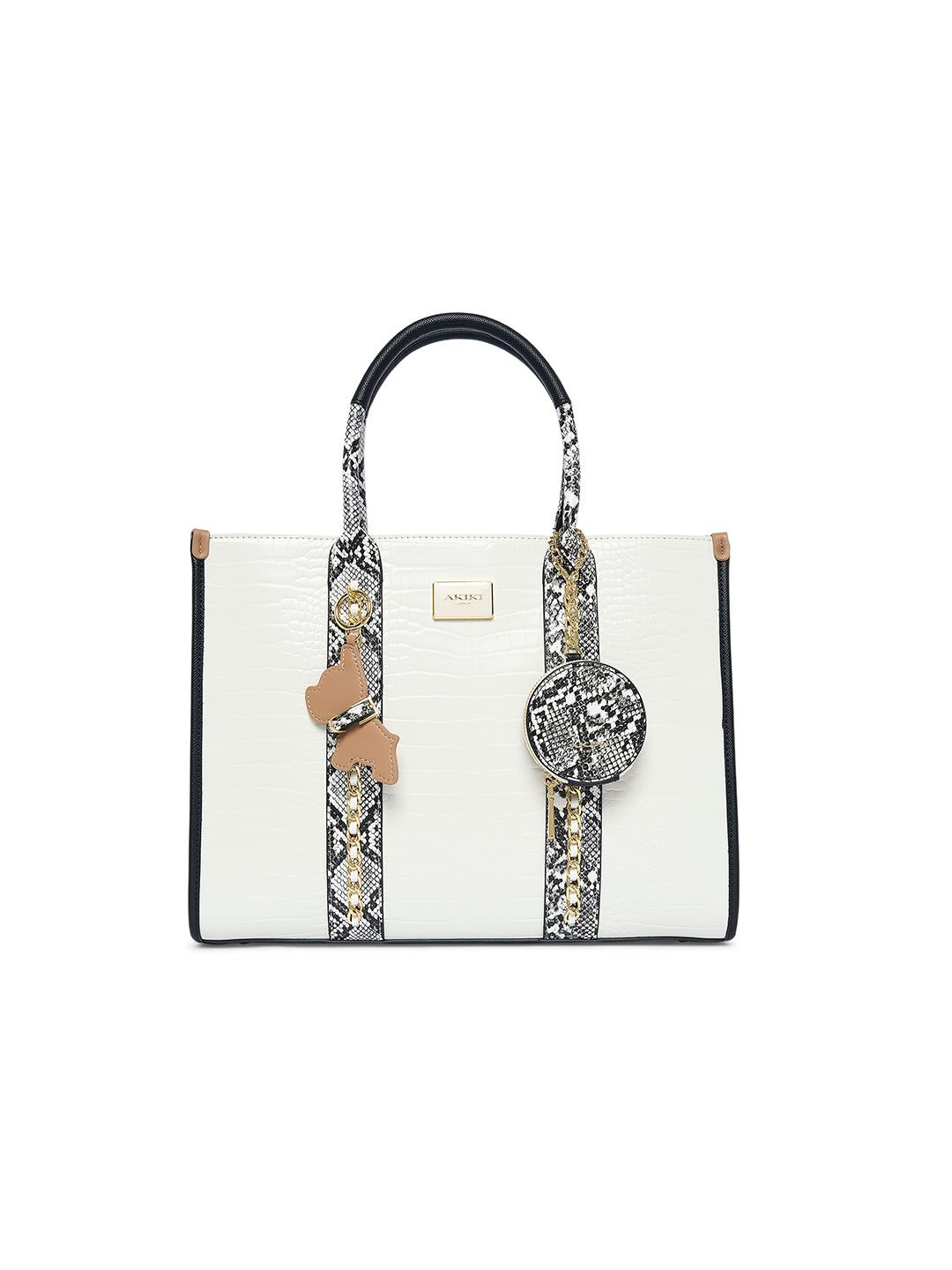 Hounslow 39 Box Large Handbag White