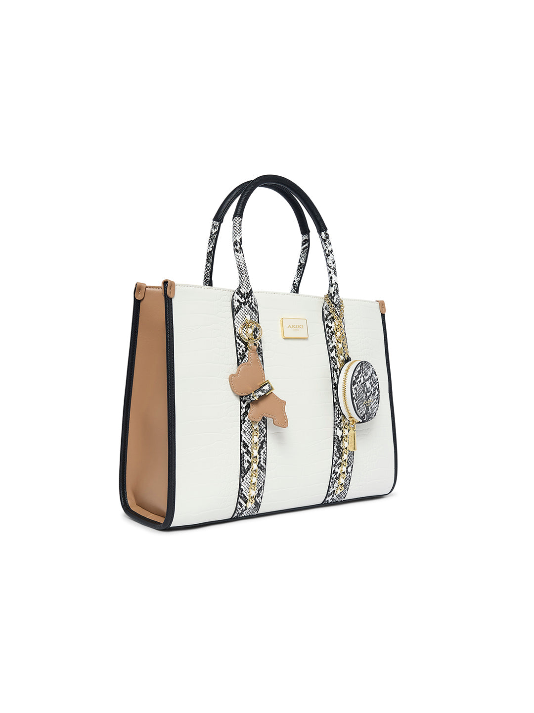 Hounslow 39 Box Large Handbag White