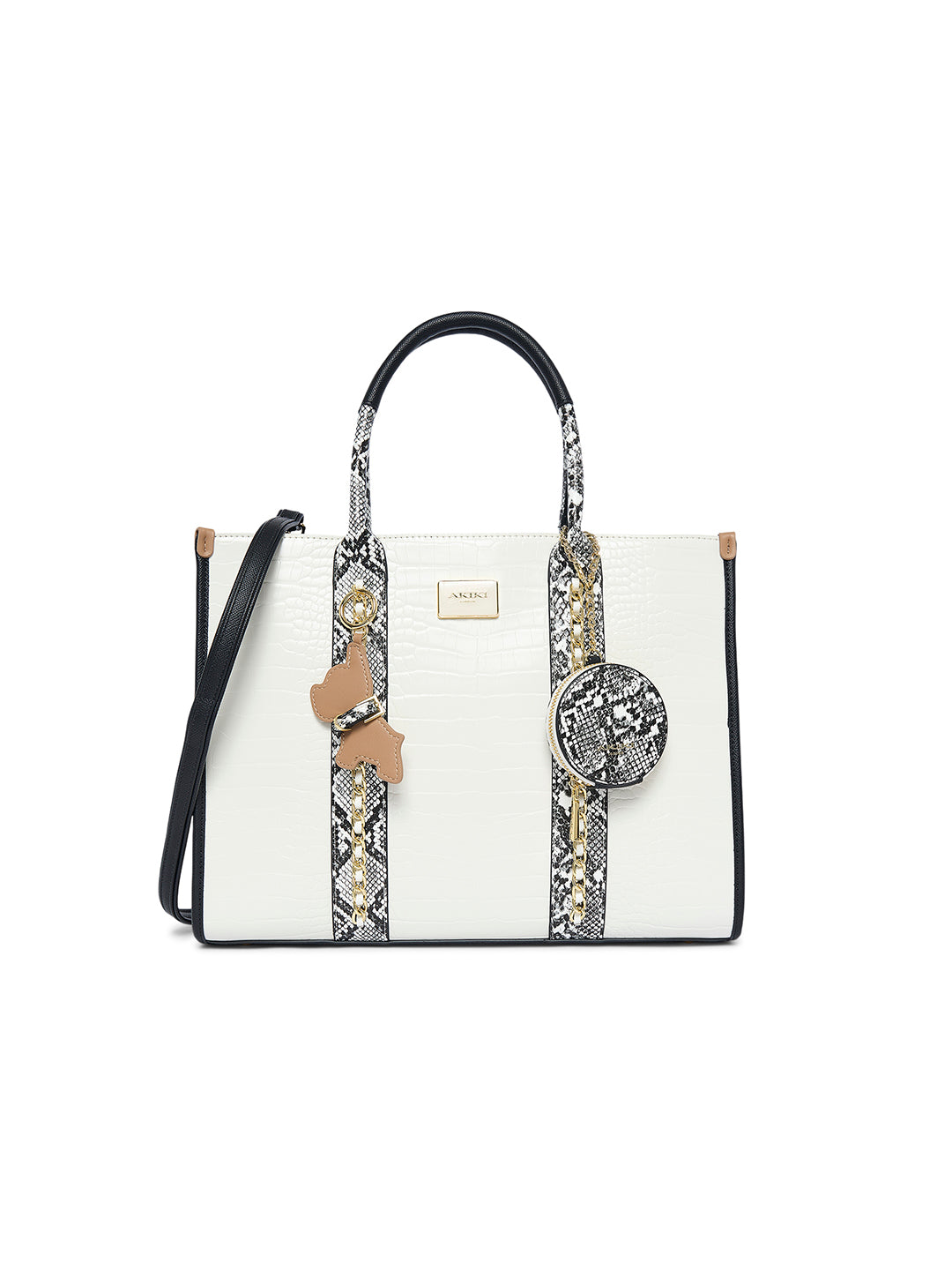 Hounslow 39 Box Large Handbag White