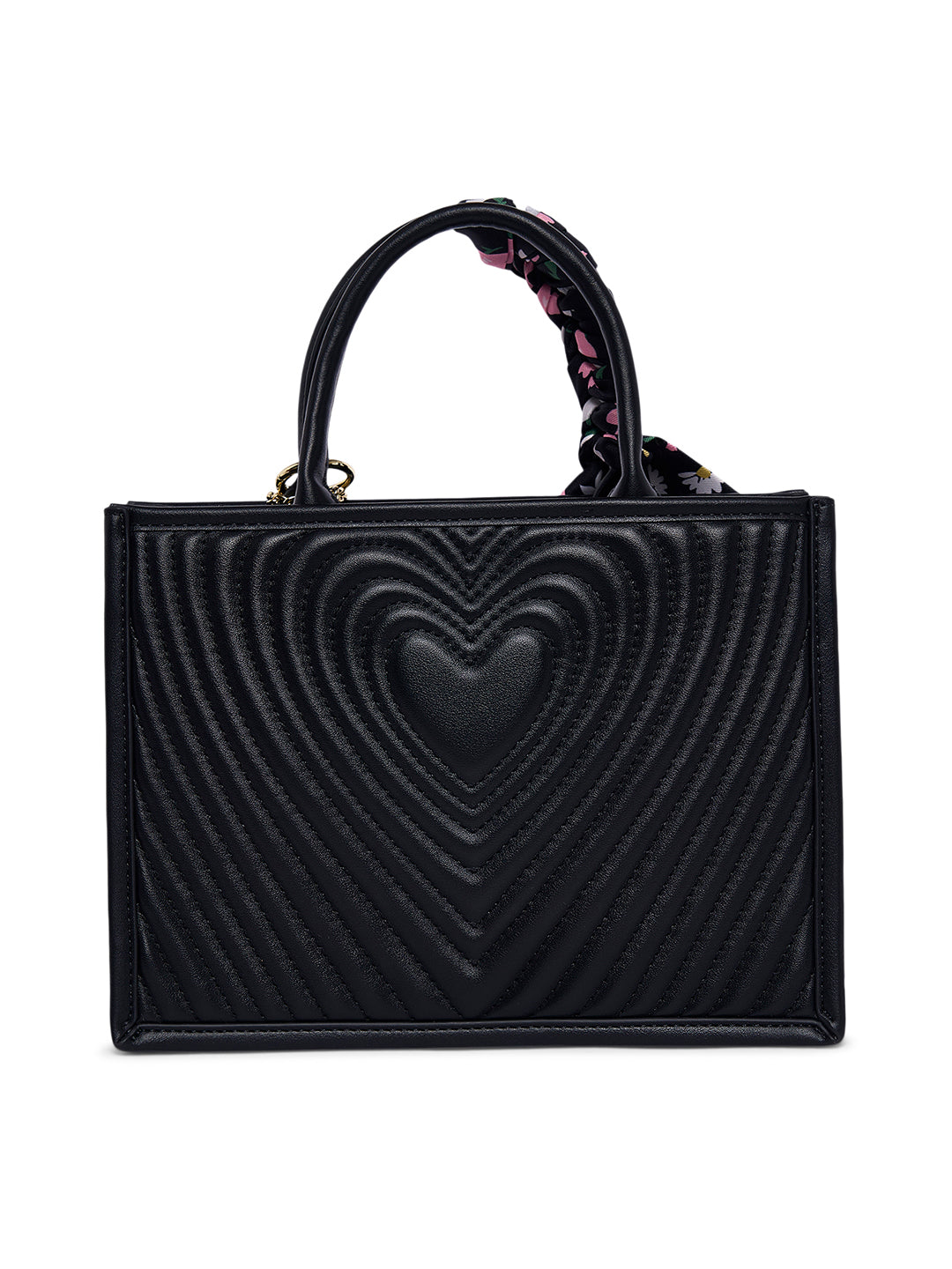 Heartley Medium Satchel Bag Black
