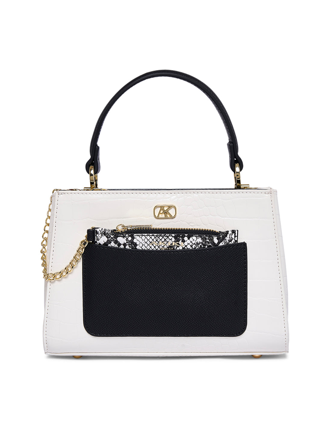 Croydon 3C Small Satchel Bag White