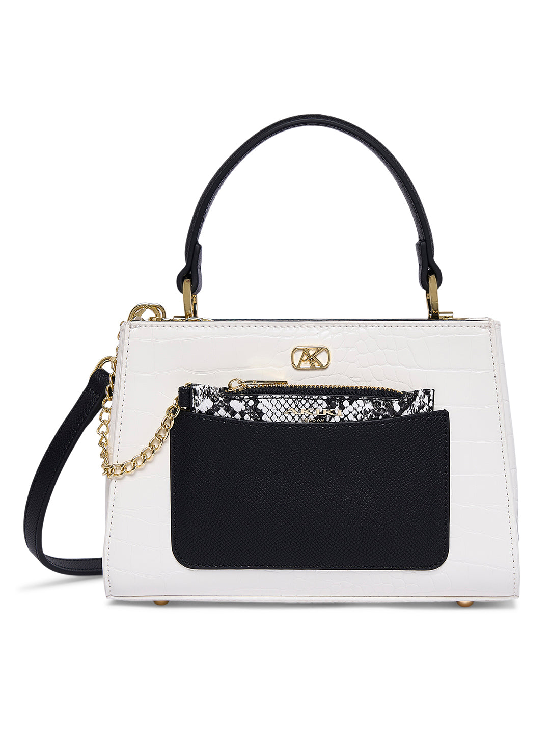 Croydon 3C Small Satchel Bag White