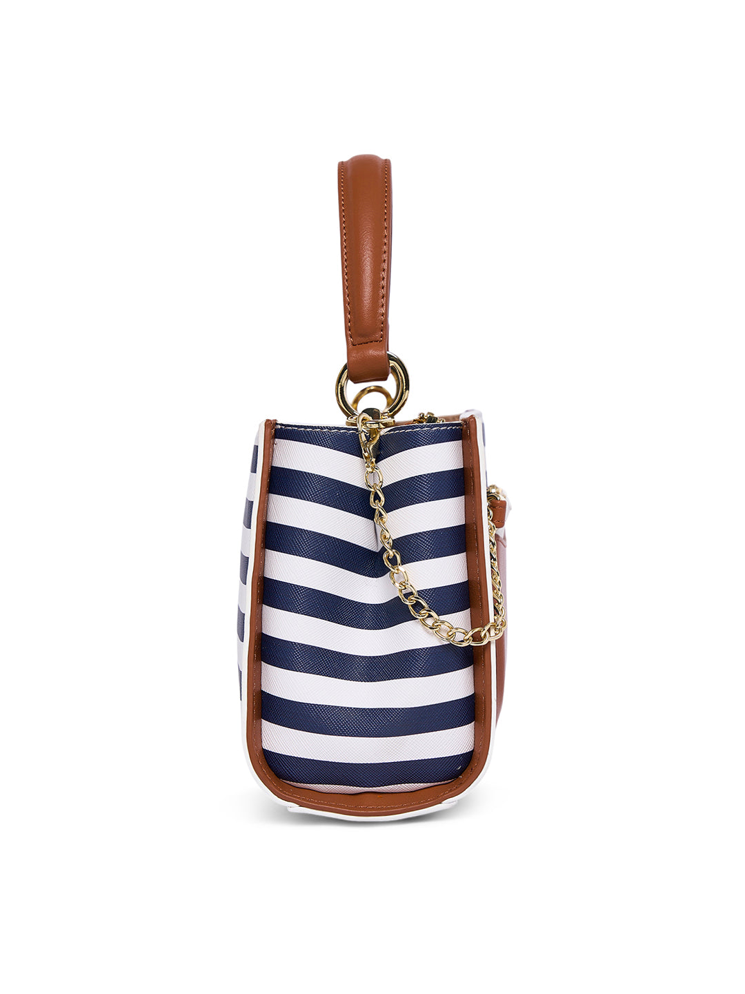 Croydon 3C Small Satchel Bag Nautical/Tan