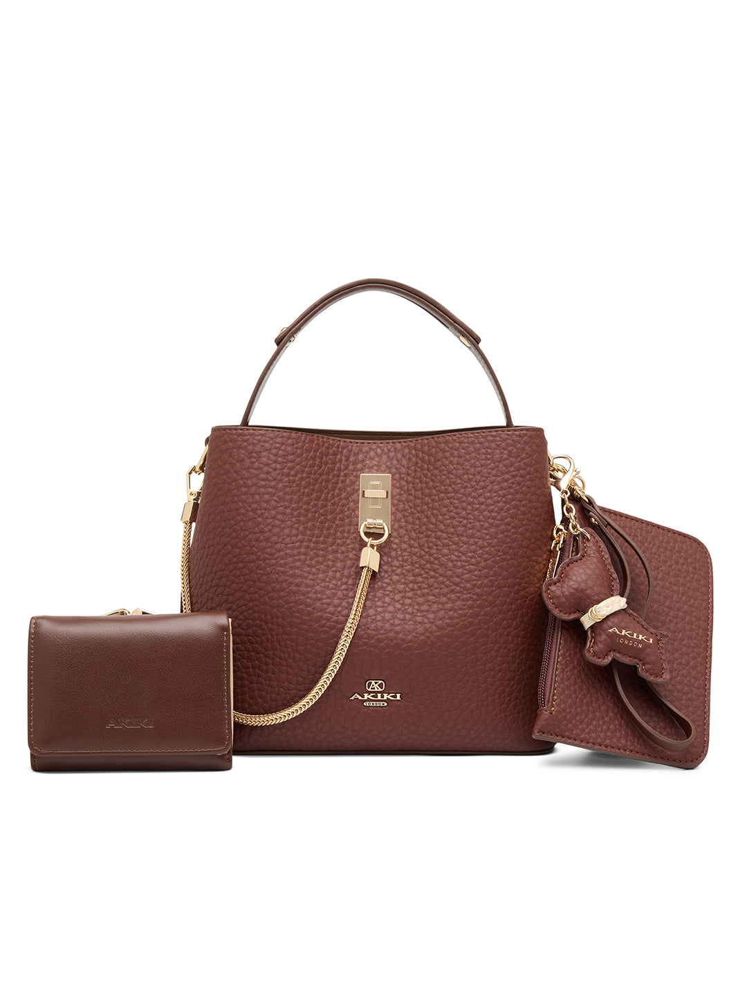 Thames 3 Compartments Large Bucket Bag