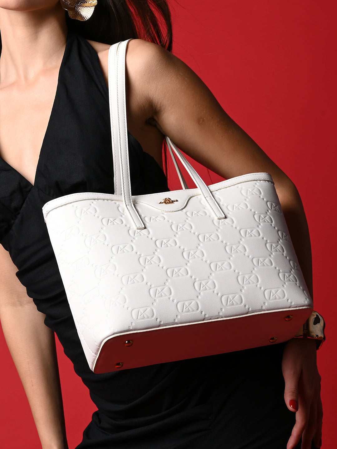 Regent Medium Tote Bag White