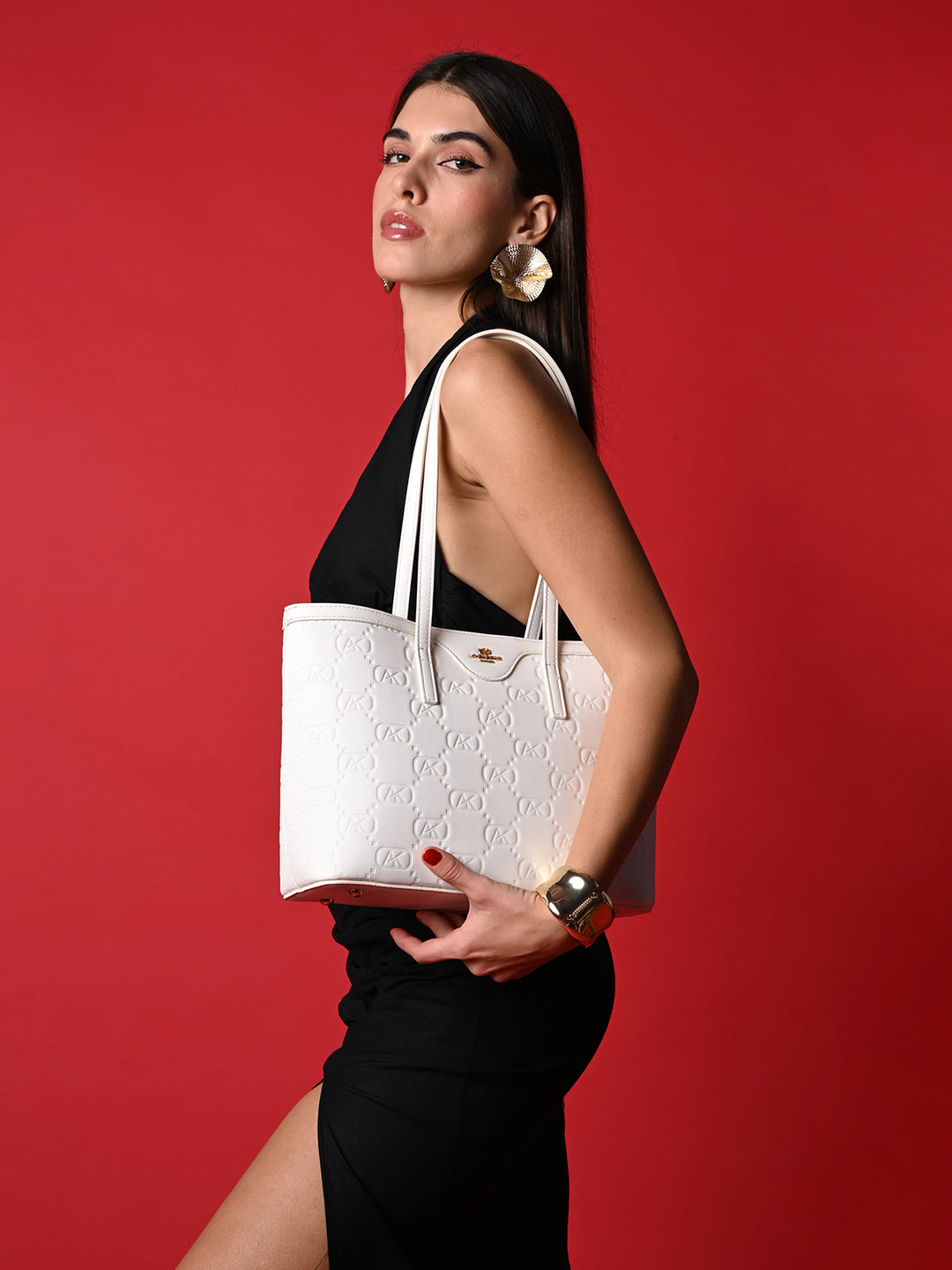 Regent Medium Tote Bag White