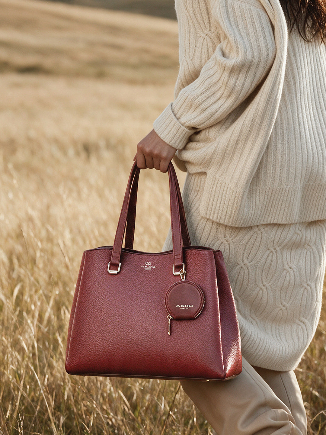 Romford Medium Red Sathcel Bag