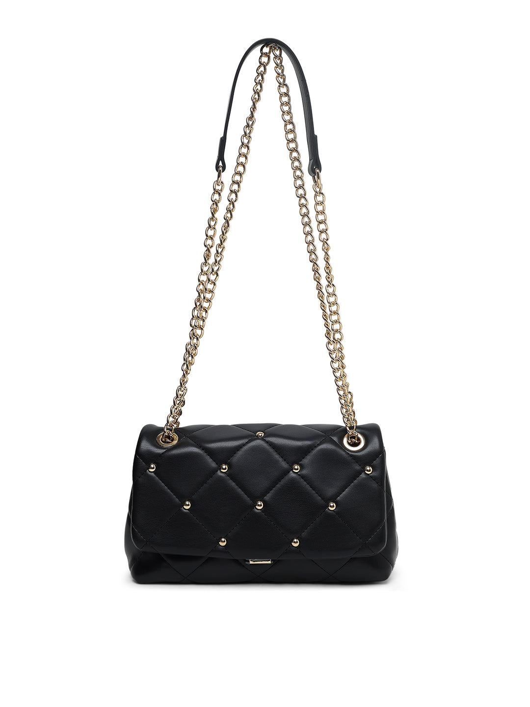 Chancery Flap Medium Sling Bag Black