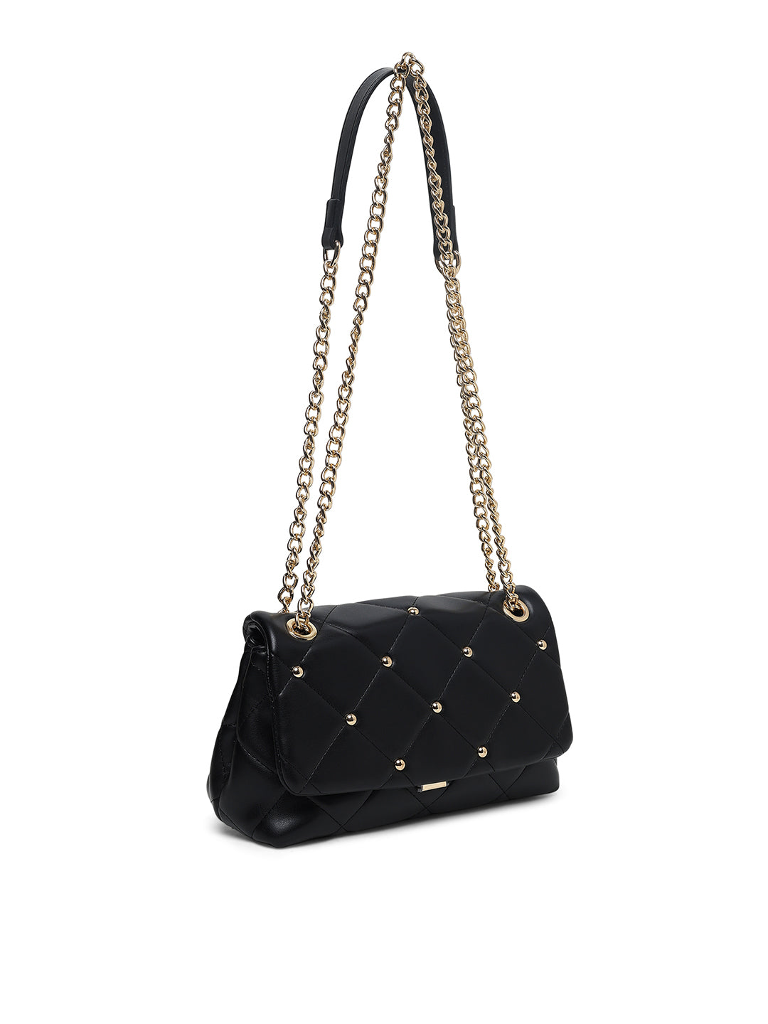 Chancery Flap Medium Sling Bag Black