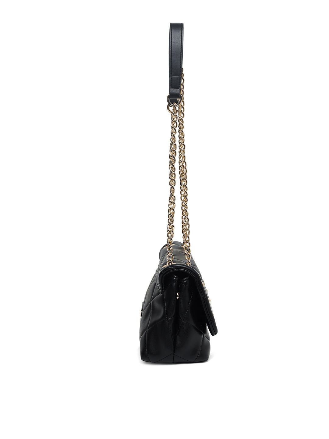 Chancery Flap Medium Sling Bag Black