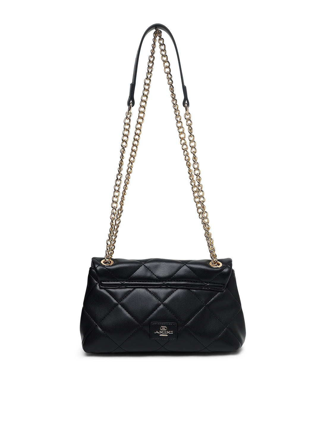 Chancery Flap Medium Sling Bag Black