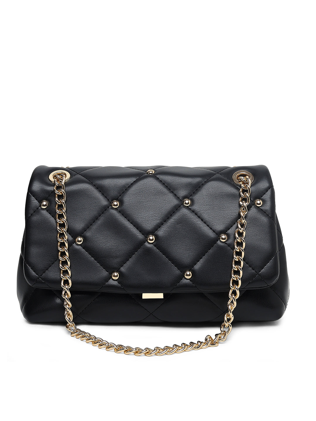 Chancery Flap Medium Sling Bag Black