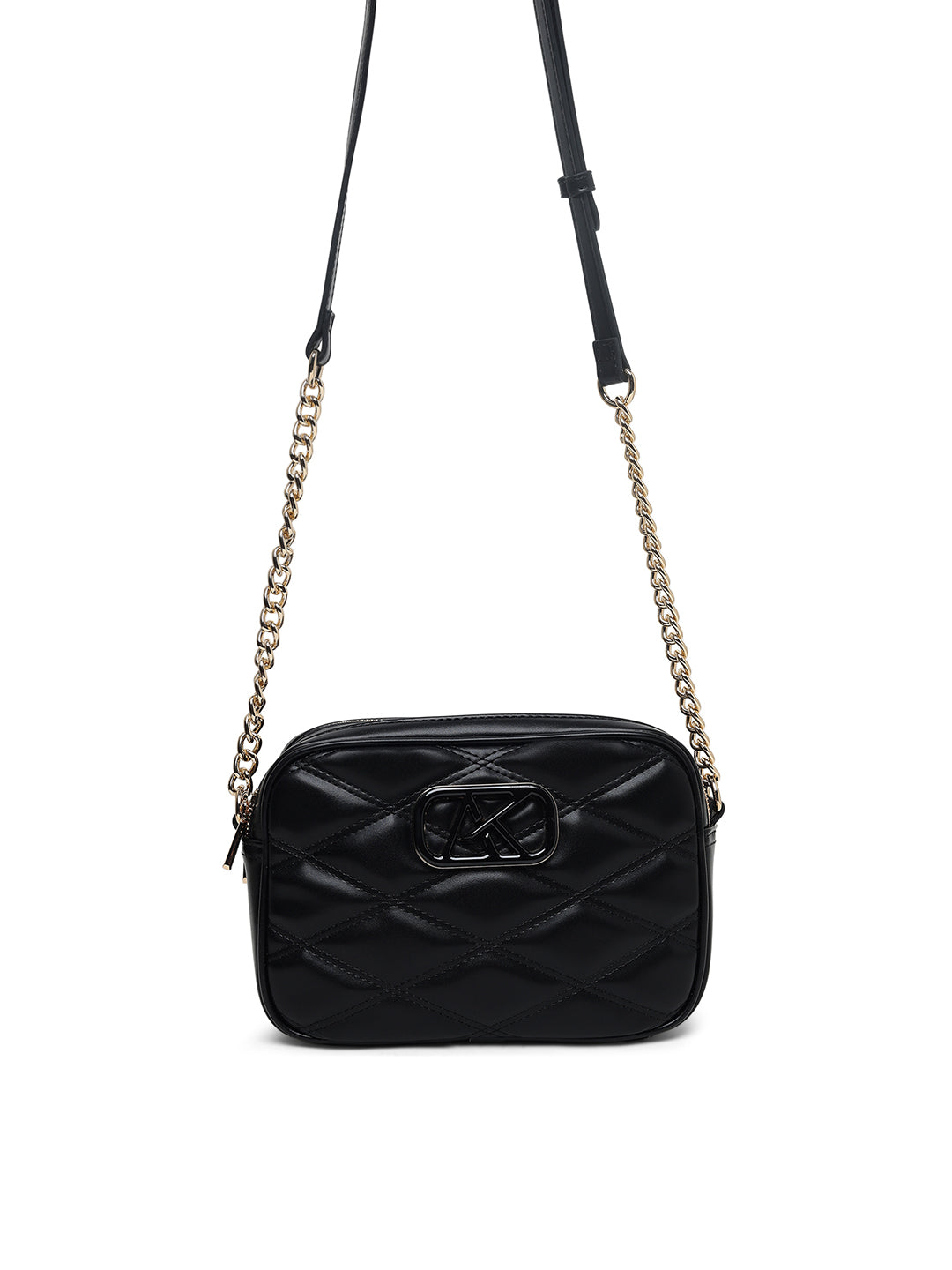 Stamford 2 Compartments Medium Sling Bag Black