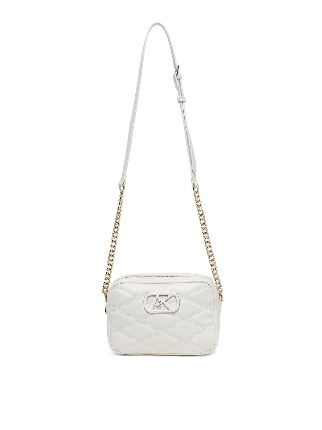 Stamford 2 Compartments Medium Sling Bag White