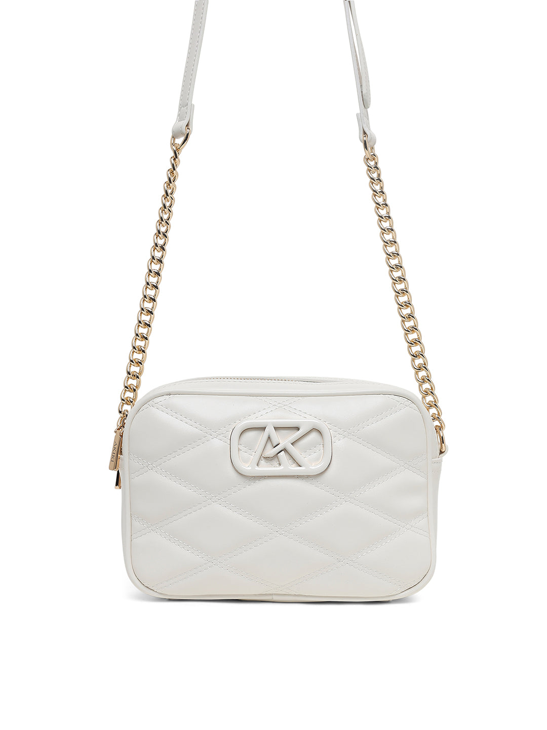 Stamford 2 Compartments Medium Sling Bag White