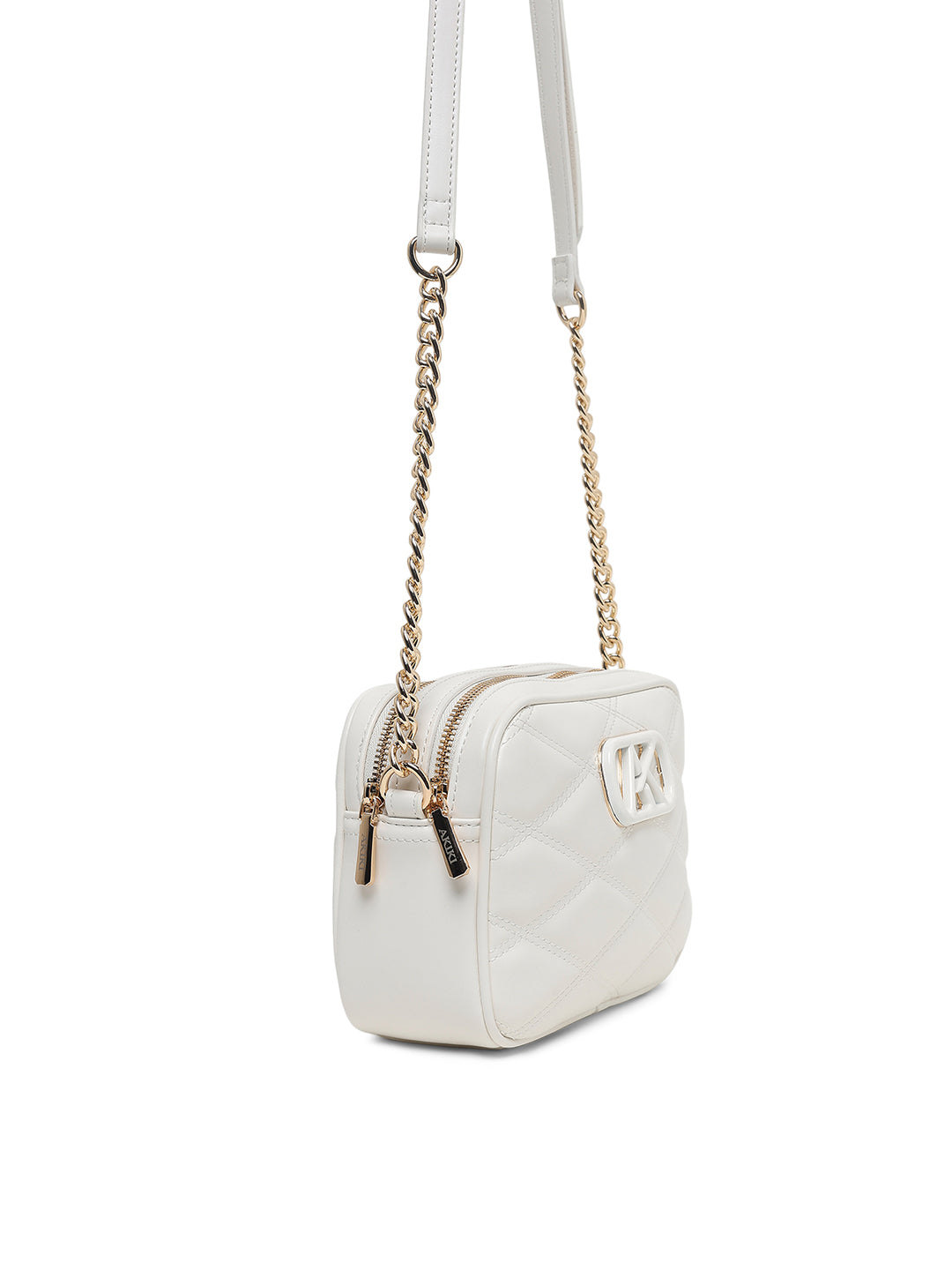 Stamford 2 Compartments Medium Sling Bag White